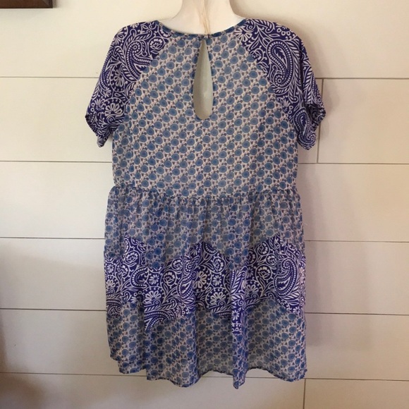 Blue Patterned ASOS Dress - Picture 4 of 6